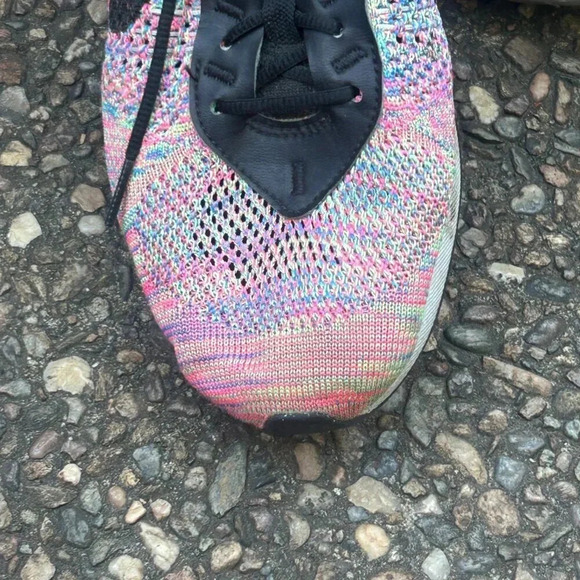 Nike Air Max Flyknit Racer Multicolor Soccer Sneakers Size 10 - Picture 7 of 9